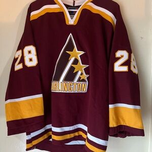 embroidered Arlington Admirals hockey jersey zarro massachusetts lg canada made